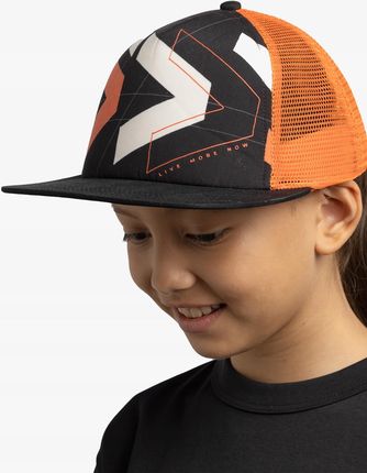 Czapka z daszkiem Buff Trucker Cap Kid sket black - zdjęcie 2