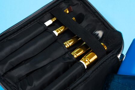 Peterson Kosmetyczka Podróżna Brokat Kuferek Z Uchwytem - zdjęcie 4