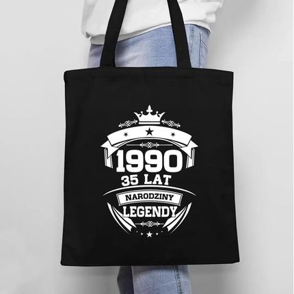 1990 Narodziny legendy 35 lat - torba na prezent - zdjęcie 2