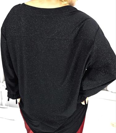 Elegancka koszula Tunika oversize Brokatowa Luźna Stylowa PENELOPA - zdjęcie 3