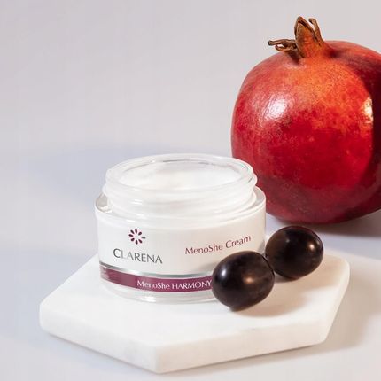 Krem Clarena Do Twarzy Menoshe Do Cery Dojrzałej Vegan Ujędraniający 50Ml - zdjęcie 3