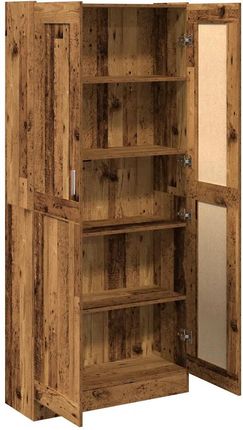 vidaXL Szafka Stare Drewno 82,5X30,5X185Cm Materiał Drewnopochodny (3318716) - zdjęcie 3