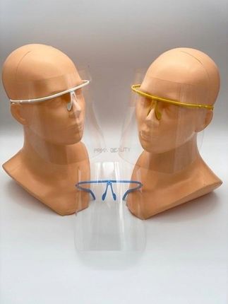 Przyłbica Okulary Białe Maska Czołowa 10X Folie Nieparujące Zapasowe - zdjęcie 2