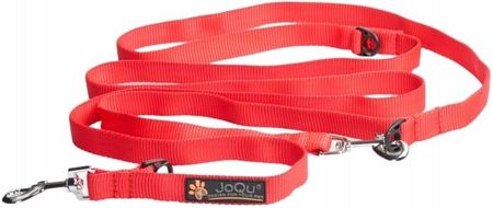 Joqu Smycz Dla Psa Przepinana Classic Long Leash Czerwona 250Cm - zdjęcie 2