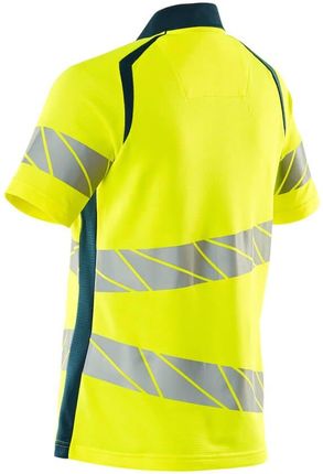 Mascot Koszulka Polo Accelerate Safe (Kolor Żółty Hi-Vis/Ciemna Petrolowy, Rozmiar 2Xlone) - zdjęcie 2