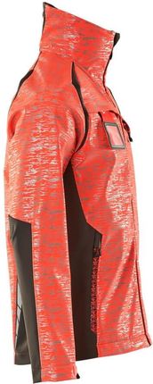 Mascot Kurtka Softshell Accelerate Safe (Kolor Czerwień Hi-Vis/Ciemny Antracyt, Rozmiar L) - zdjęcie 2