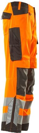 Mascot Spodnie Z Kieszeniami Na Kolanach Safe Supreme (Kolor Pomarańcz Hi-Vis/Ciemny Antracyt, Rozmiar 76C48) - zdjęcie 3
