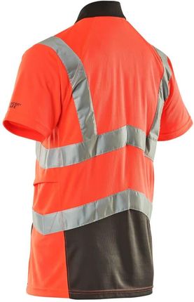 Mascot Koszulka Polo Safe Young (Kolor Czerwień Hi-Vis/Ciemny Antracyt, Rozmiar Xl) - zdjęcie 3