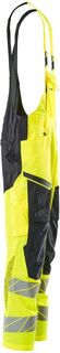 Mascot Ogrodniczki Z Kieszeniami Na Kolanach Accelerate Safe (Kolor Żółty Hi-Vis/Ciemny Granat, Rozmiar 82C62) - zdjęcie 2