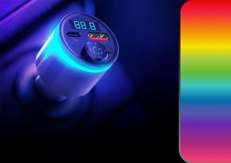Xblitz X650 ZESTAW GŁOŚNOMÓWIĄCY Z TRASMITEREM FM SZYBKIE ŁADOWANIE USB - zdjęcie 5