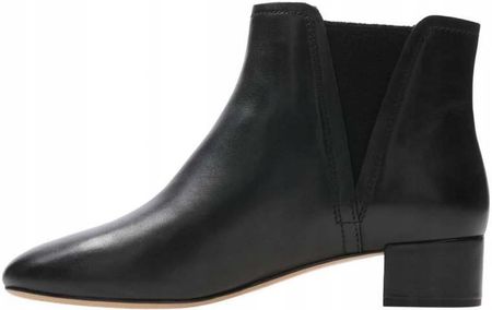 Botki Clarks Orabella Ruby czarne skórzane 36 - zdjęcie 2