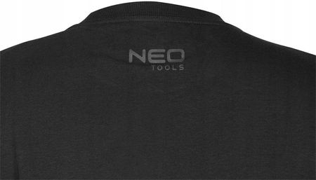 Neo Tools Koszulka Męska Z Długim Rękawem T-Shirt Czarny 100% Bawełna Neo 81-691 L/52 - zdjęcie 2