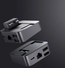 Zdjęcie Joyroom Hub USB-C do USB-A RJ45 HDMI USB-C Thunderbolt MacBook Pro (6941237148438) - Darłowo