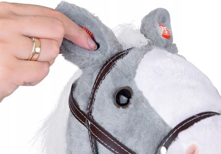 Jokomisiada Hobby Horse Koń Na Patyku Dźwięk Galopu I Rżenia Ruchomy Pysk Za5442 - zdjęcie 3
