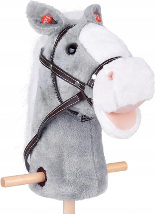 Jokomisiada Hobby Horse Koń Na Patyku Dźwięk Galopu I Rżenia Ruchomy Pysk Za5442 - zdjęcie 5
