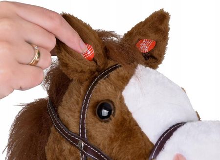 Jokomisiada Hobby Horse Koń Na Patyku Dźwięk Galopu I Rżenia Ruchomy Pysk Za5442 - zdjęcie 4