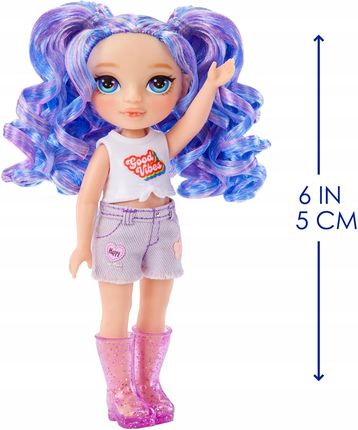 Rainbow High Littles Amethyst Willow Fioletowa Lalka 14cm Z Psem - zdjęcie 4