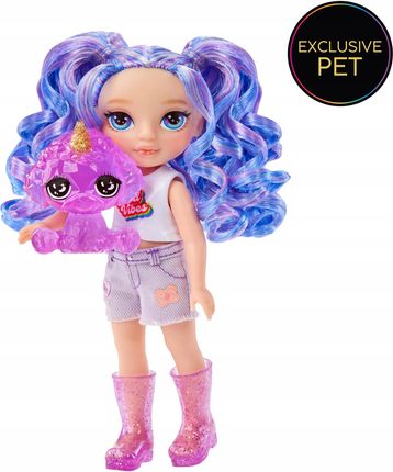 Rainbow High Littles Amethyst Willow Fioletowa Lalka 14cm Z Psem - zdjęcie 3