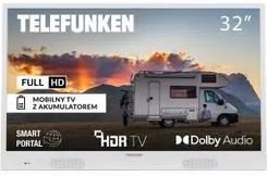 Zdjęcie Produkt z Outletu: Telefunken 32Fgp7450W Przenośny Z Akumulatorem Do 3H Czas Pracy 32" Led Full Hd Smart Tv DvbT2 - Michałowo
