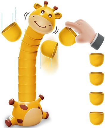 Woopie Żyrafka Układanie Kubeczków Giraffe - zdjęcie 3