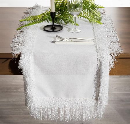 Eurofirany Bieżnik Z Dekoracyjną Taśmą Frędzelkami Cho/Jasper/B 40X140 - zdjęcie 3