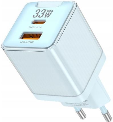 Jellico Sieciowa Eu55 Gan Pd 33W 1X Usb C Niebieska - zdjęcie 2
