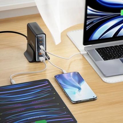 Tech Protect Sieciowa Pd80W Qc 3 0 Gan 6 Port Desktop Charger - zdjęcie 2