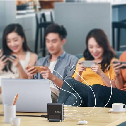 Tech Protect Sieciowa Pd80W Qc 3 0 Gan 6 Port Desktop Charger - zdjęcie 4