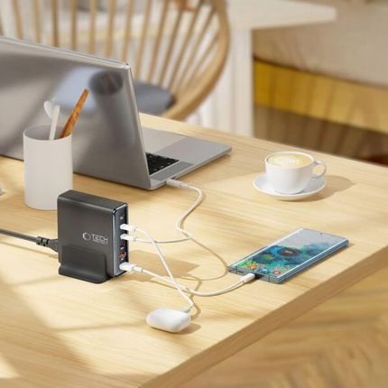 Tech Protect Sieciowa Pd80W Qc 3 0 Gan 6 Port Desktop Charger - zdjęcie 3