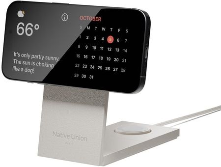 Native Union Rise 3 In 1 Qi2 Wireless Charger International Sandstone Szybka - zdjęcie 5