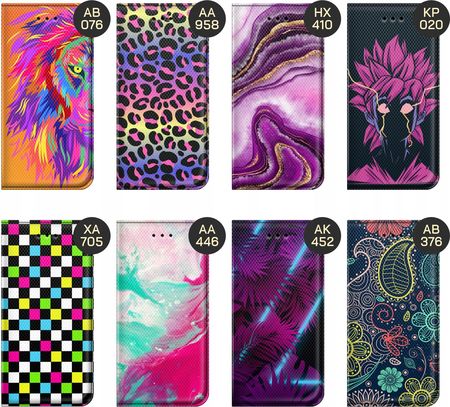 Etui Z Klapką Do Motorola Edge 50 Ultra Neonowe Neon Jaskrawe Futerał - zdjęcie 6