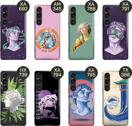 Etui Do Sony Xperia 1 Vi Klasyka Classic Rzeźba Obudowa Pokrowiec - zdjęcie 4