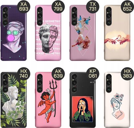 Etui Do Sony Xperia 1 Vi Klasyka Classic Rzeźba Obudowa Pokrowiec - zdjęcie 2