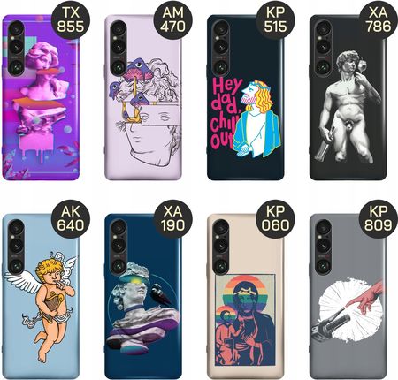 Etui Do Sony Xperia 1 Vi Klasyka Classic Rzeźba Obudowa Pokrowiec - zdjęcie 5