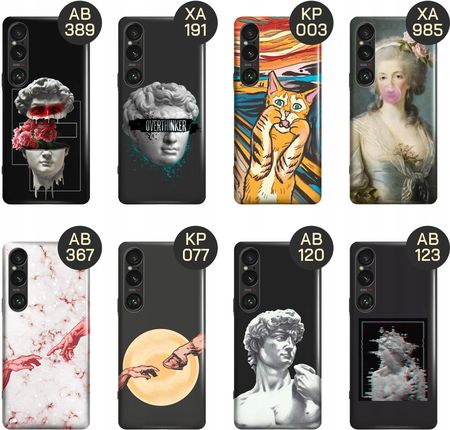 Etui Do Sony Xperia 1 Vi Klasyka Classic Rzeźba Obudowa Pokrowiec - zdjęcie 3