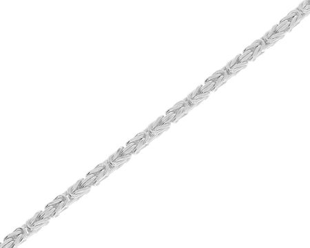 Intergold Srebrna Bransoletka Królewska Nierodowana Pełna Pr.925 21 Cm - zdjęcie 3