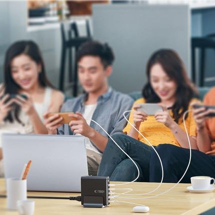 Tech Protect Stacja Ładująca 140W Gan Qc3 0 Czarny - zdjęcie 4