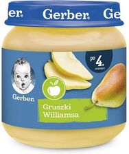 Zdjęcie Gerber Deserek Gruszki Williamsa dla niemowląt po 4 Miesiącu 125g - Puławy