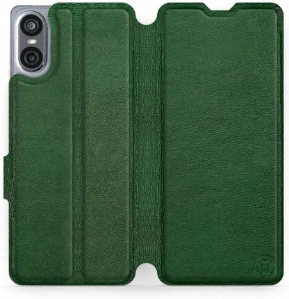 Etui Mobiwear Do Sony Xperia 10 Vi Green Leather - zdjęcie 3