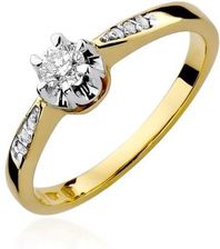 Zdjęcie Magar Rings Złoty Pierścionek Zaręczynowy M-291 0,23Ct - Dobiegniew