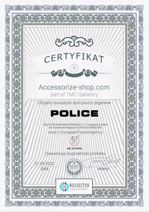 Police męska bransoletka 19 cm (s0375049) - zdjęcie 2