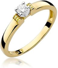 Zdjęcie Magar Rings Złoty Pierścionek Zaręczynowy M-81 0,15Ct - Dobiegniew