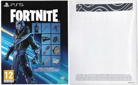 Fortnite Cobalt Star Bundle + 1000 V-Bucks (PS5 Key) - zdjęcie 2