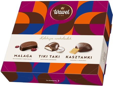 Wawel Bombonierka Mix Kasztanki Malaga Tiki-Taki 169g - zdjęcie 4