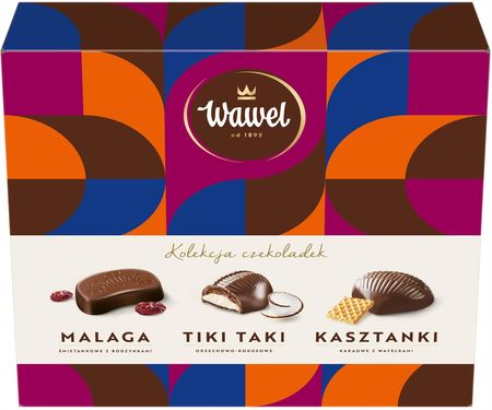 Wawel Bombonierka Mix Kasztanki Malaga Tiki-Taki 169g - zdjęcie 2