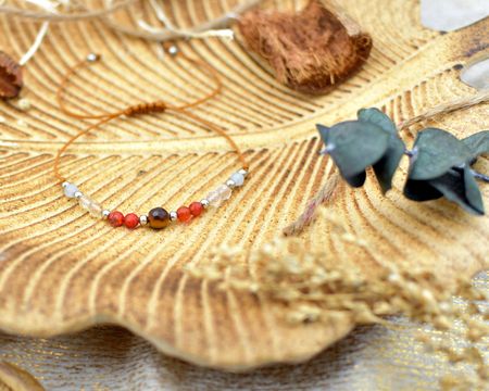 Bransoletka Znak Zodiaku Bliźnięta Naturalne Kamienie Zodiak - zdjęcie 4