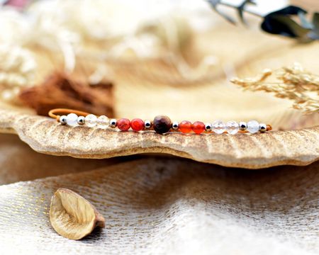Bransoletka Znak Zodiaku Bliźnięta Naturalne Kamienie Zodiak - zdjęcie 5