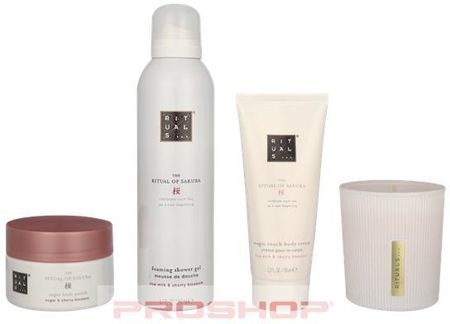 Rituals RITUALS SET (THE RITUAL OF SAKURA BODY CREAM 100ML + BODY SCRUB 125G + CANDLE 140G + SHOWER GEL 200ML) - zdjęcie 2