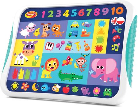 Dumel Discovery Tablet Poznaję I Nazywam Interaktywna Zabawka Edukacyjna 2+