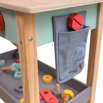Owl & Fox Drewniany Warsztat Z Narzędziami Zestaw Montessori - zdjęcie 2